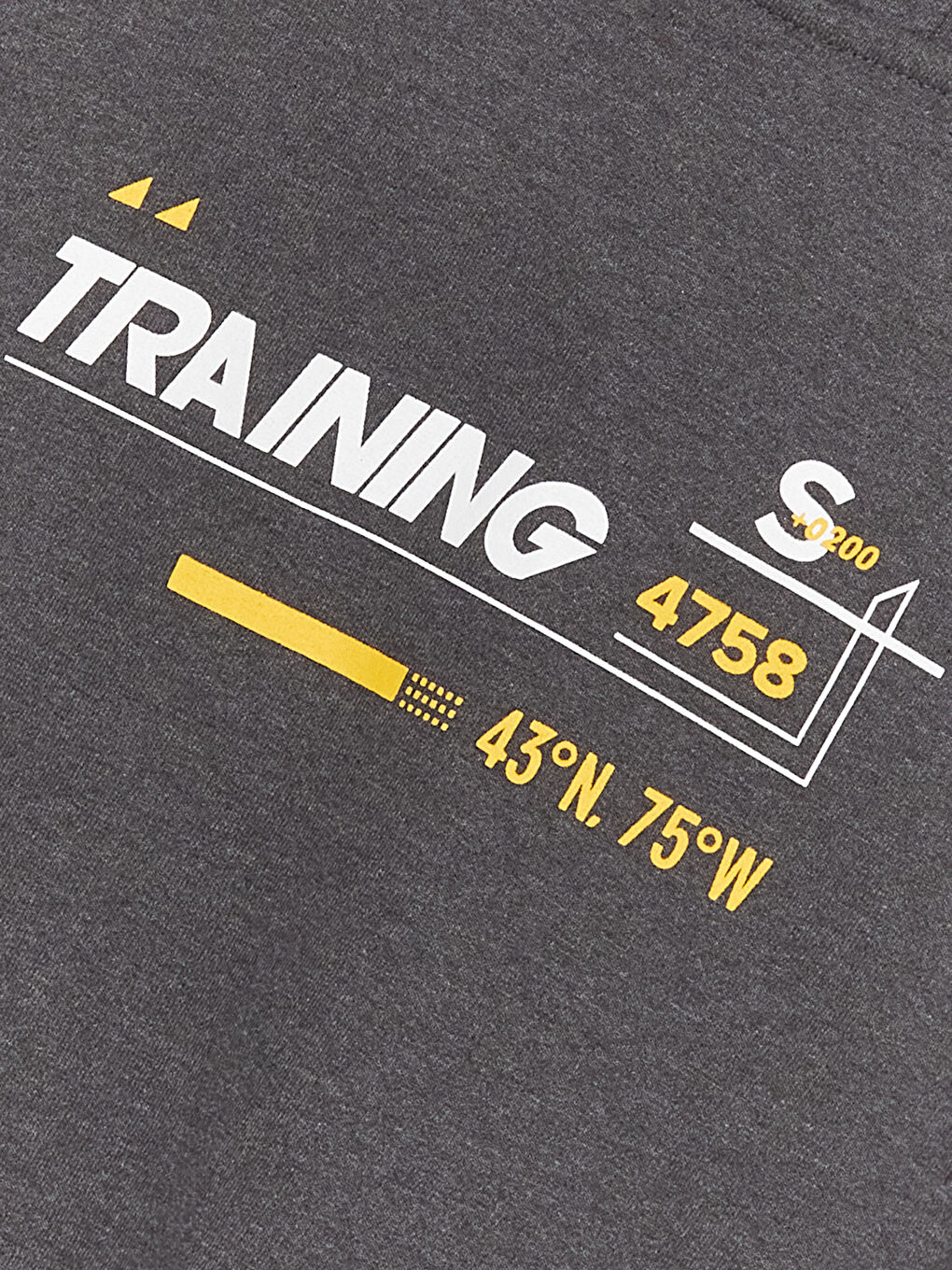 Antrasit Baskılı Uzun Kollu Erkek Çocuk Hoodie-3