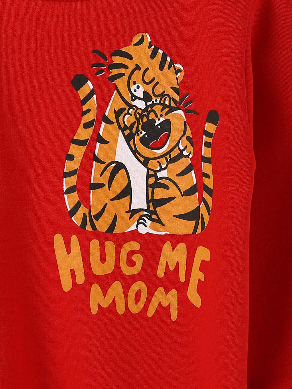 Crew Neck Printed Long Sleeve Baby Boys' Sweatshirt-2