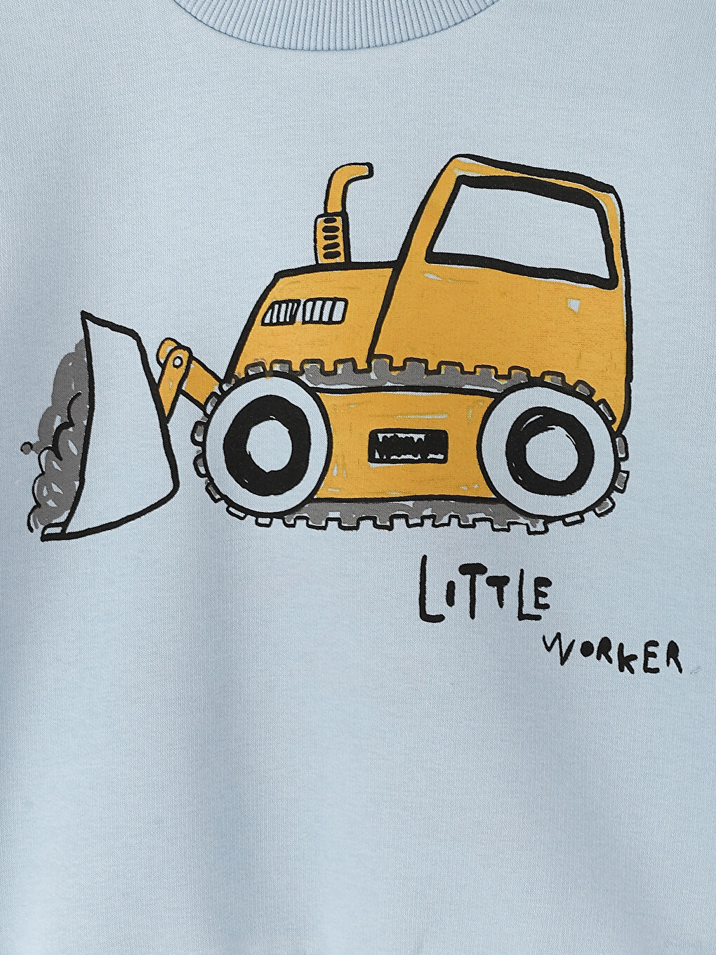 Crew Neck Printed Long Sleeve Baby Boys' Sweatshirt-2