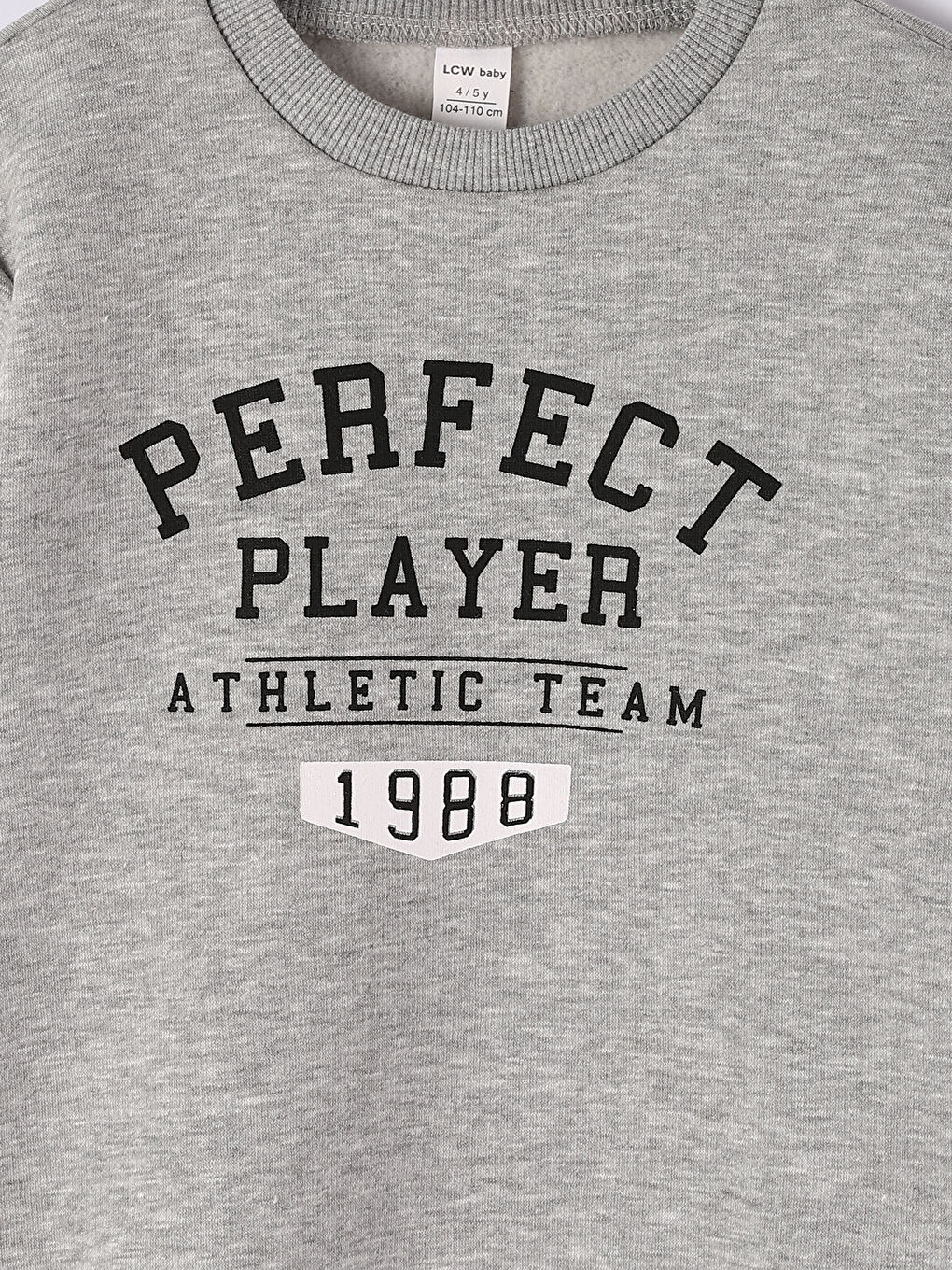 Bisiklet Yaka Baskılı Erkek Bebek Sweatshirt ve Pantolon 2'li Takım-3