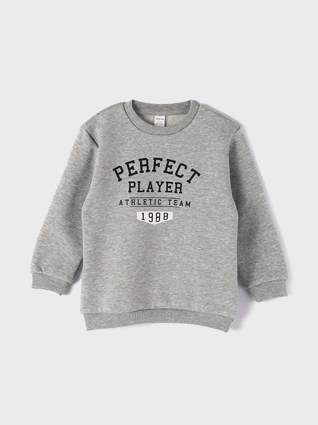 Bisiklet Yaka Baskılı Erkek Bebek Sweatshirt ve Pantolon 2'li Takım-1