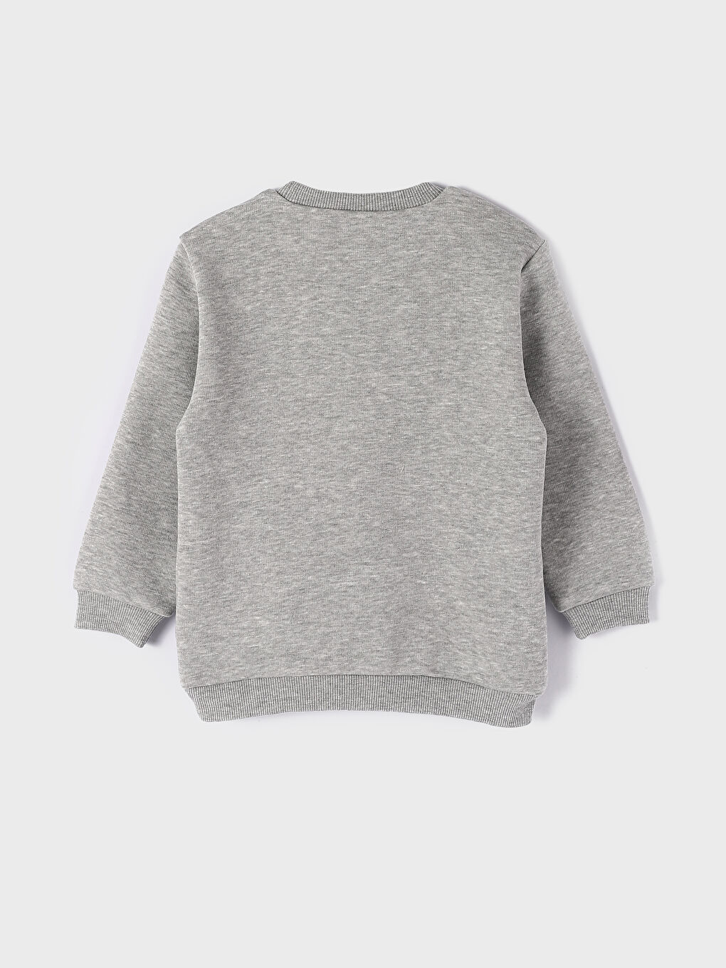 Bisiklet Yaka Baskılı Erkek Bebek Sweatshirt ve Pantolon 2'li Takım-2