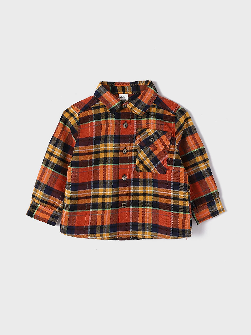 Chemise Bébé Garçon à Manches Longues et Motif Écossais