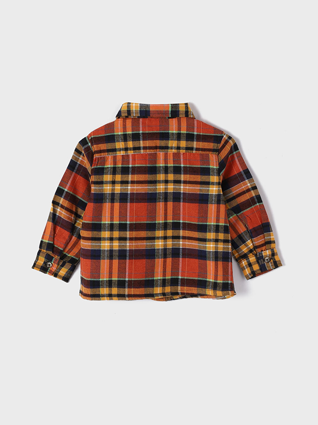 Chemise Bébé Garçon à Manches Longues et Motif Écossais-1