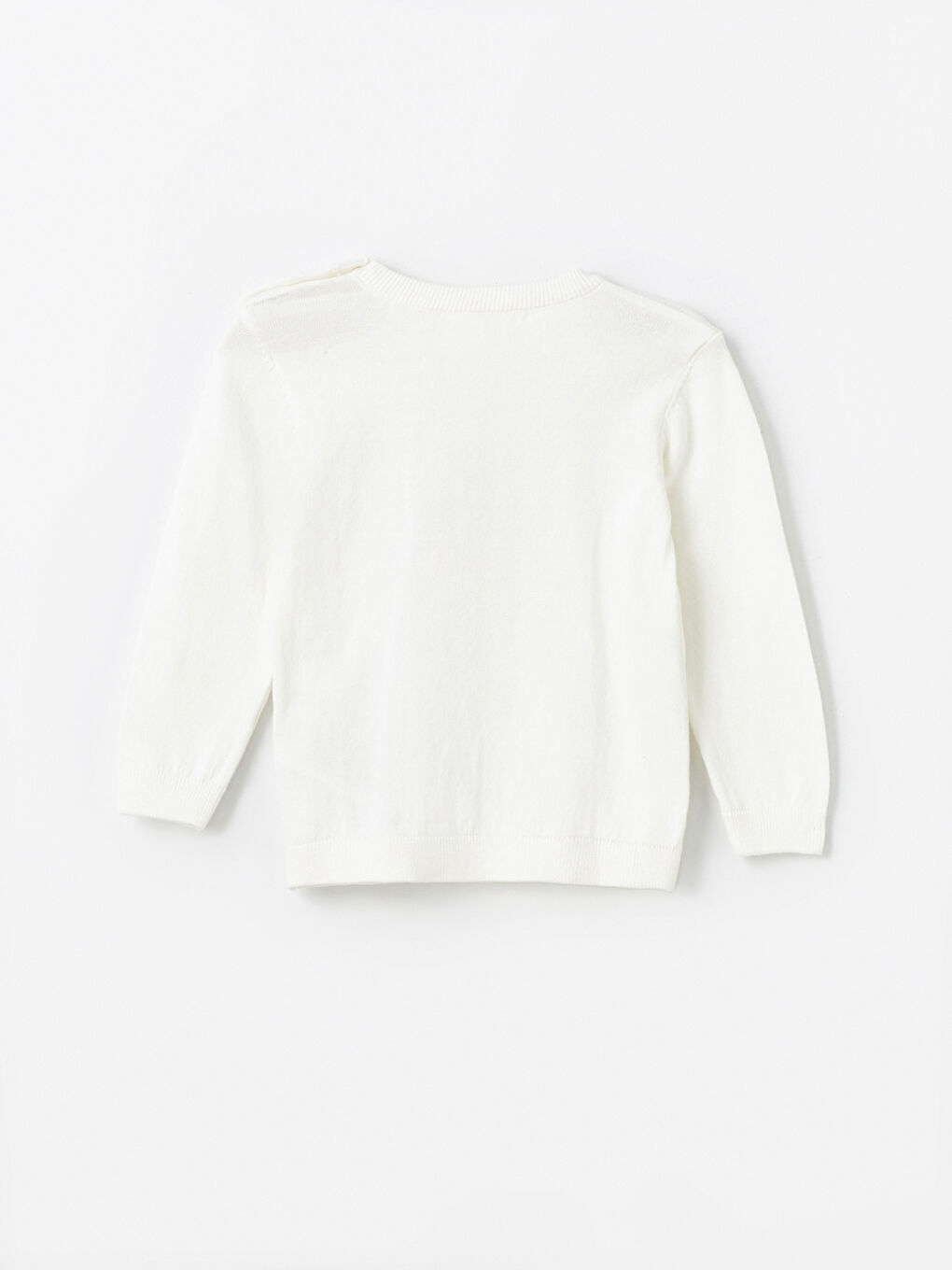 Crew Neck Long Sleeve Baby Boys' Sweater-1