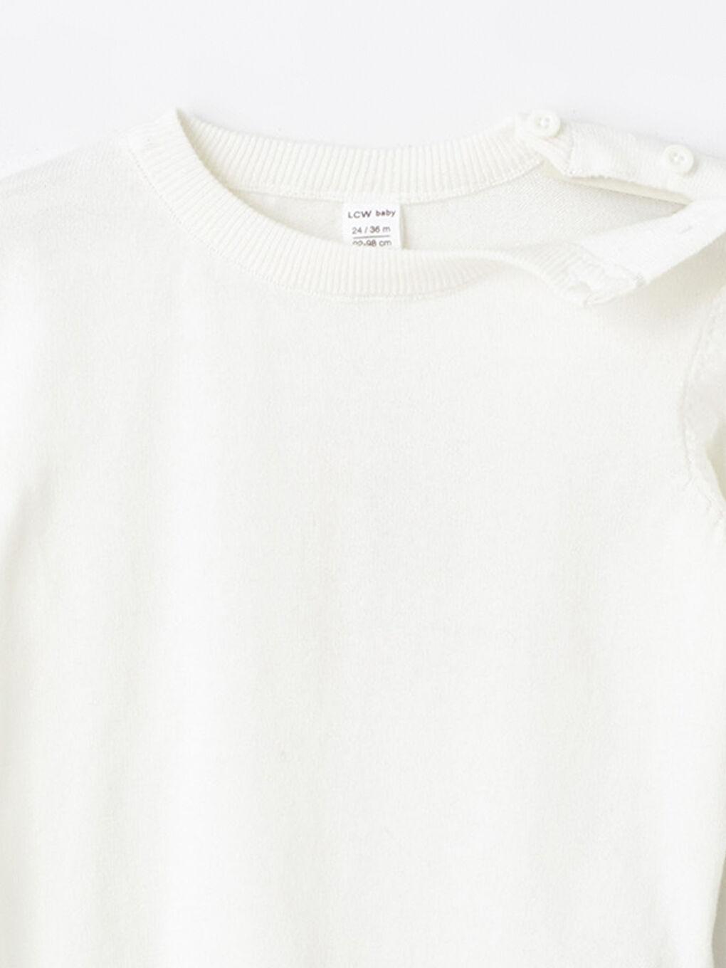 Crew Neck Long Sleeve Baby Boys' Sweater-2