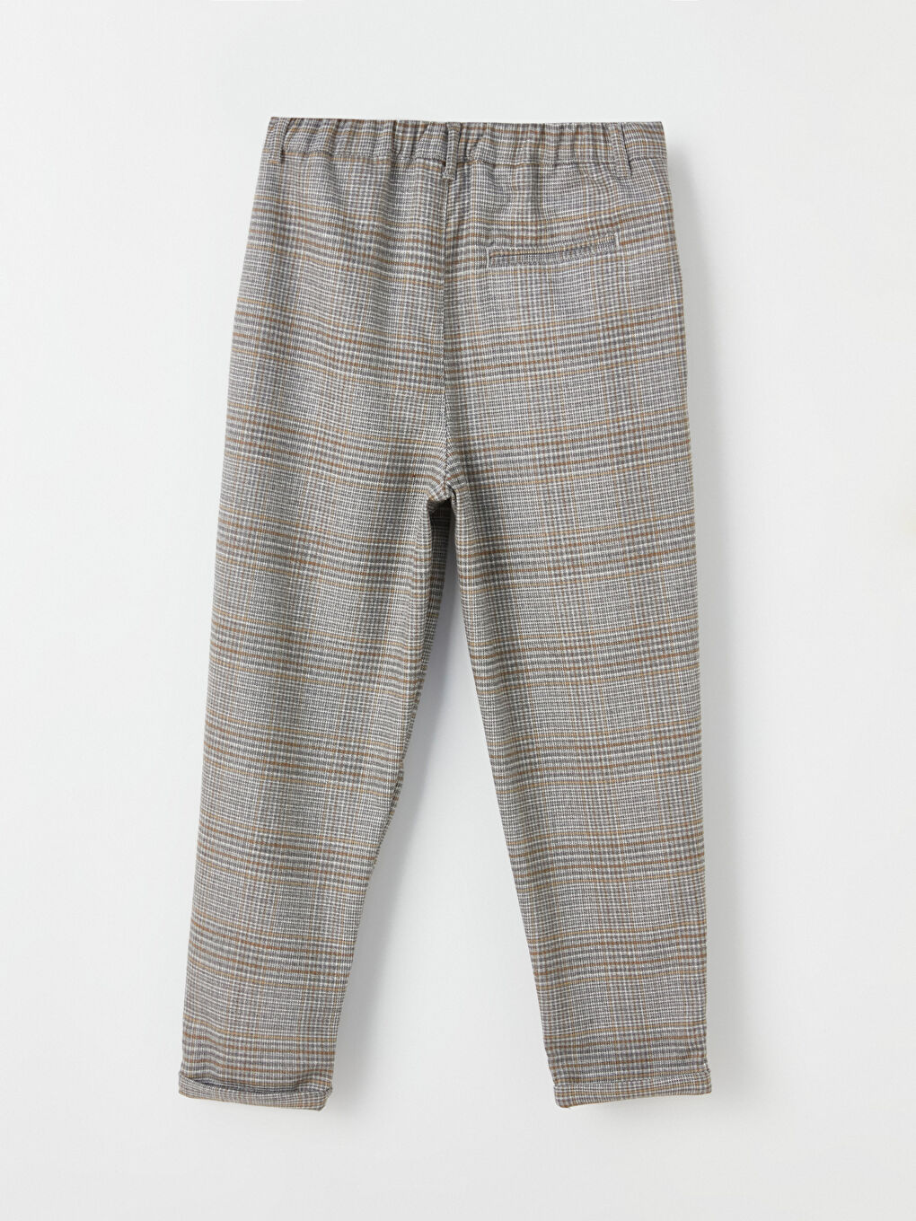 Gri Beli Ayarlanabilir Lastikli Erkek Çocuk Pantolon-1