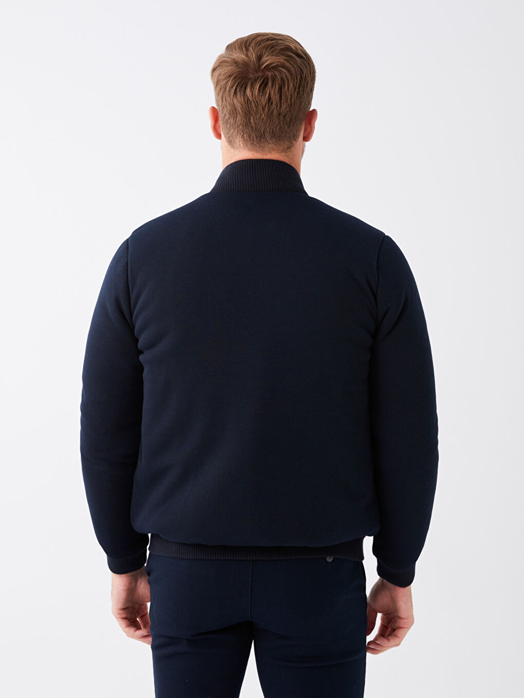 LCWAIKIKI Classic Regular Fit Funnel Neck Men's Knitwear Coat -W3GP04Z8-RFH