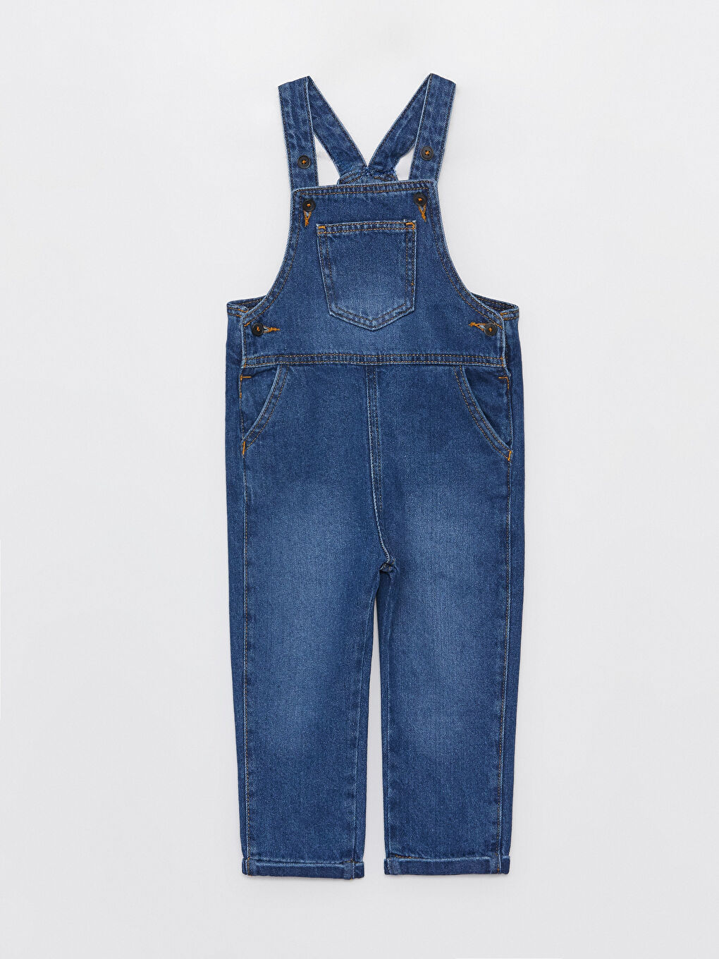 LCW baby Orta İndigo Rodeo Basic Erkek Bebek Jean Salopet - 2