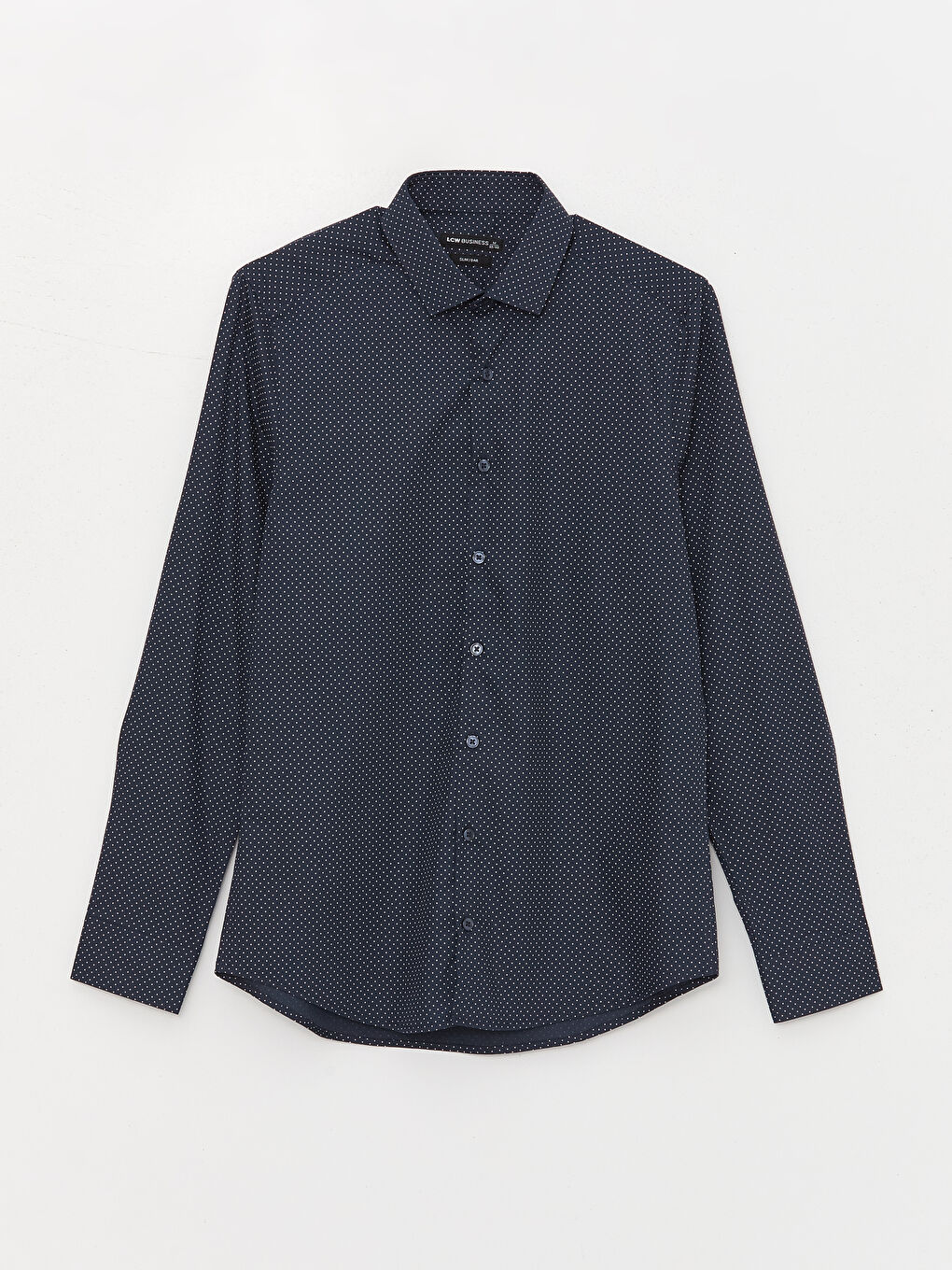 Slim Fit Uzun Kollu Desenli Erkek Gömlek-5