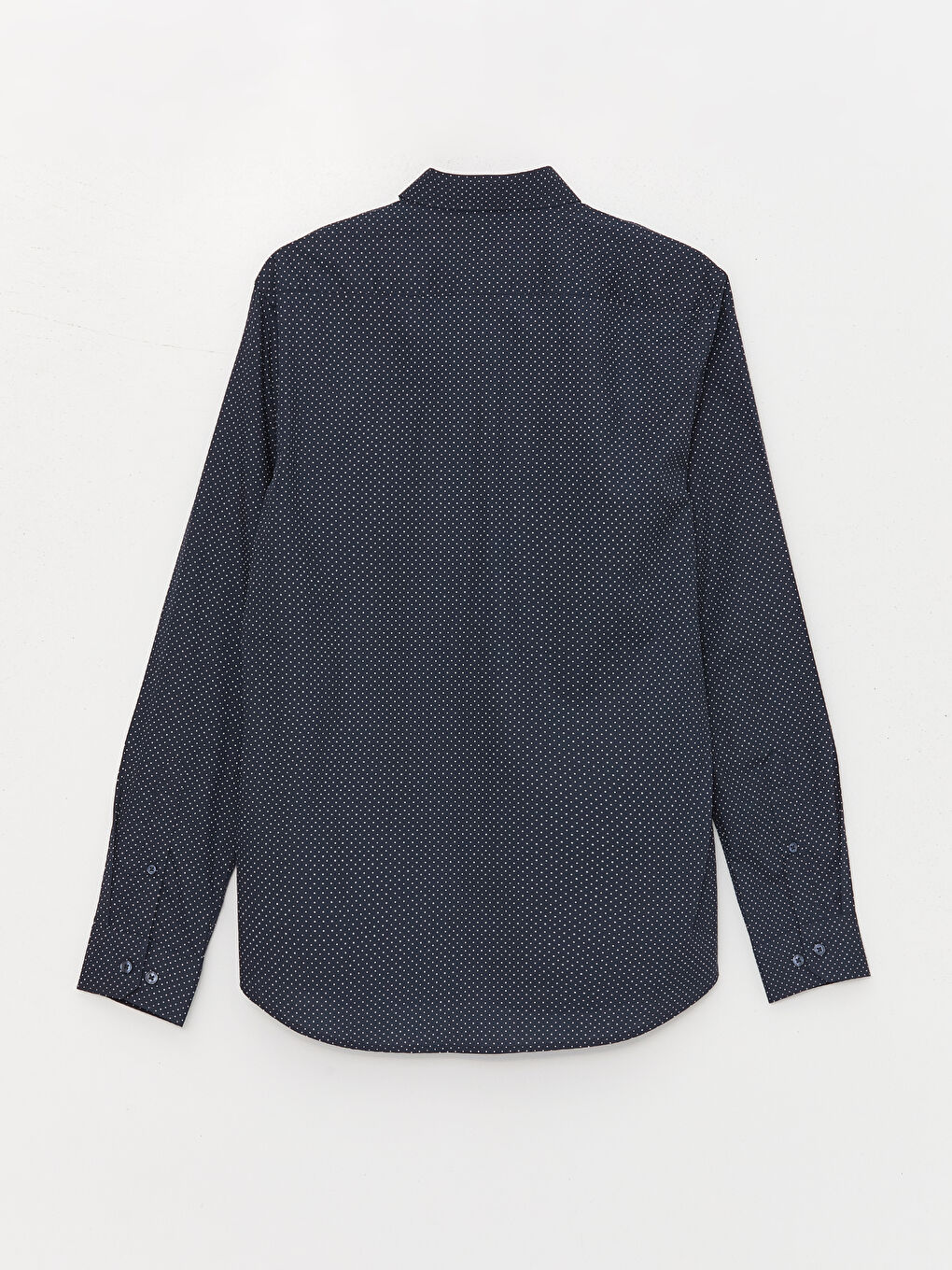 Slim Fit Uzun Kollu Desenli Erkek Gömlek-6
