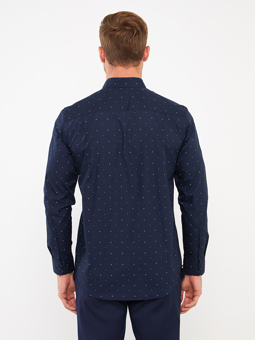 LCWAIKIKI Formal Regular Fit Uzun Kollu Desenli Erkek Gömlek -W3GP52Z8-LSJ