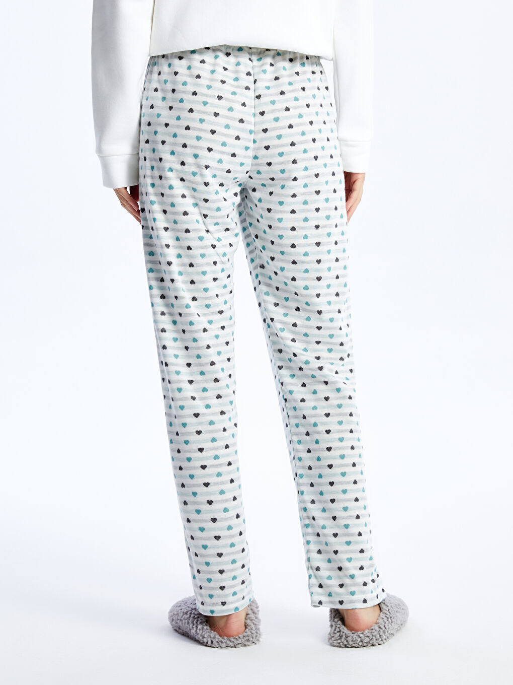 Women's Patterned Pyjama Bottoms with Elasticated Waist-3