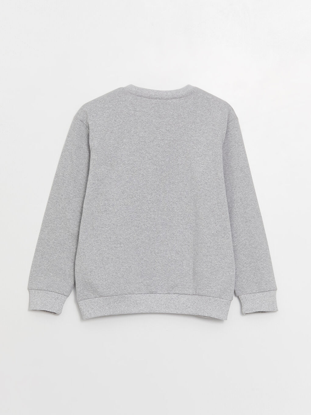 Relaxed Fit Crew Neck Printed Boys' Sweatshirt-1