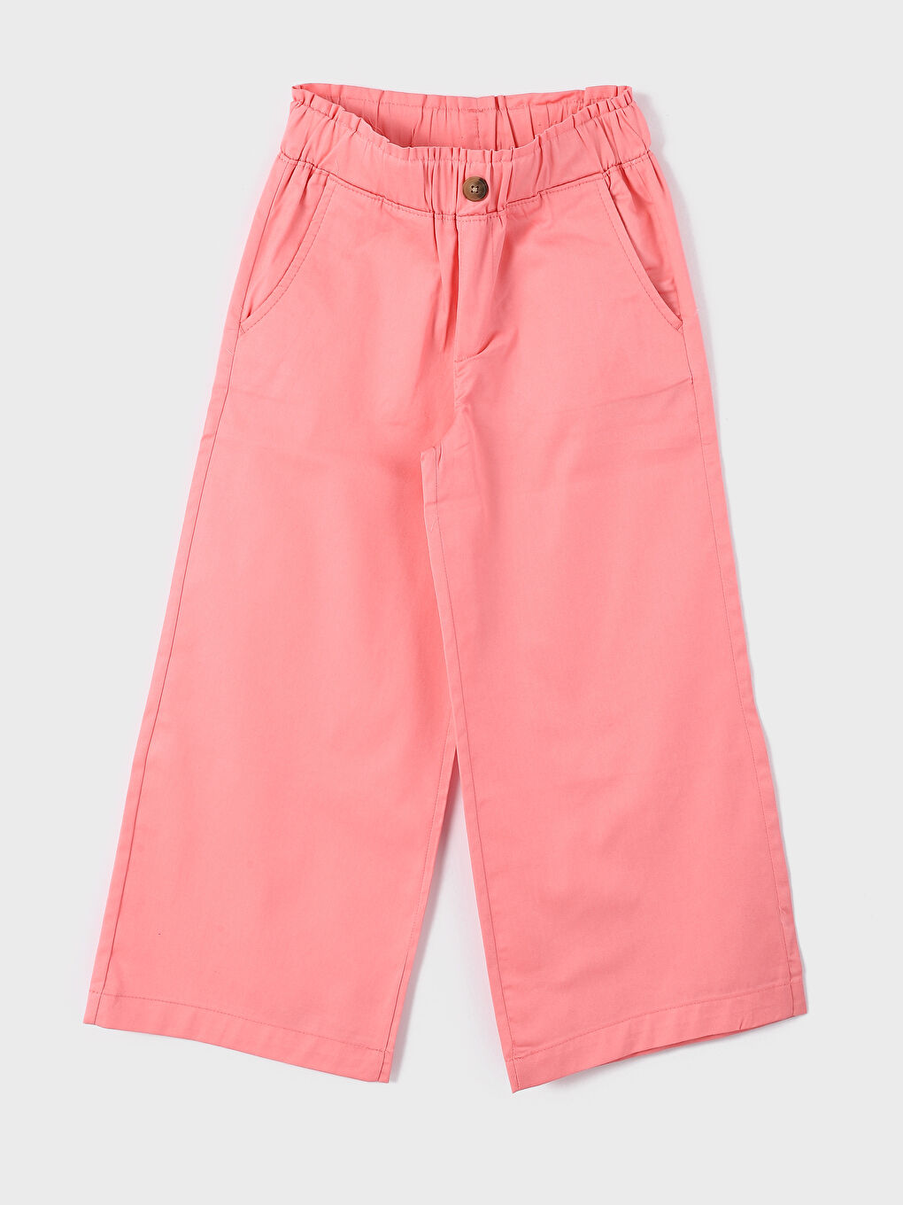 بنطلون واسع للبنات بخصر مرن