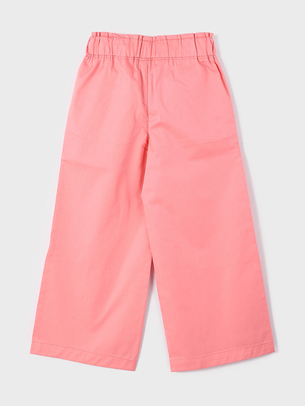 بنطلون واسع للبنات بخصر مرن-1