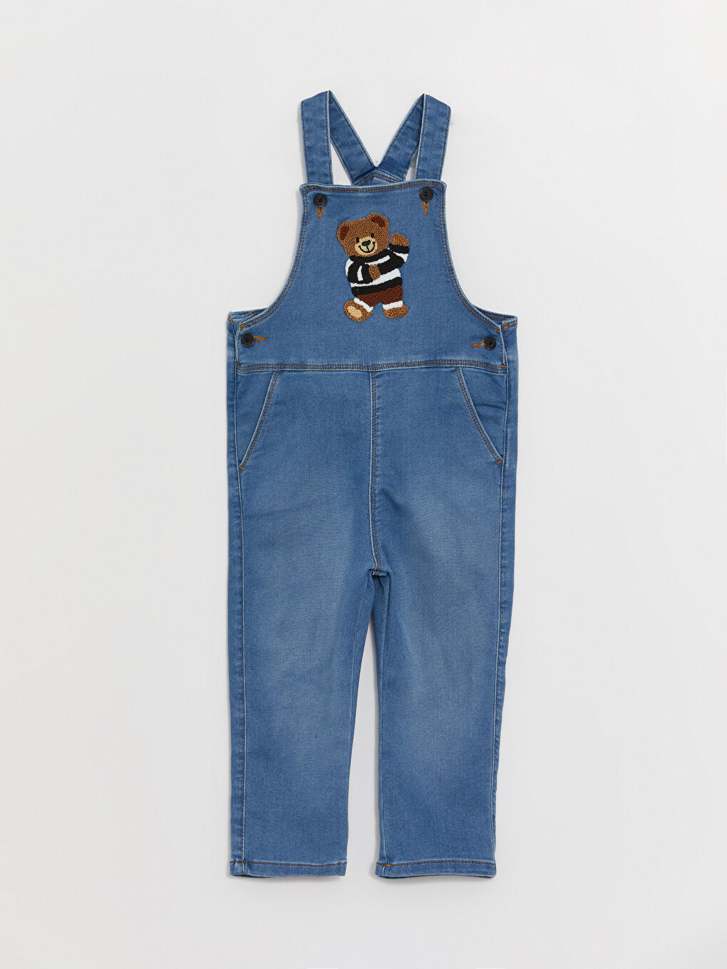 LCW baby Açık İndigo Rodeo Basic Erkek Bebek Jean Salopet