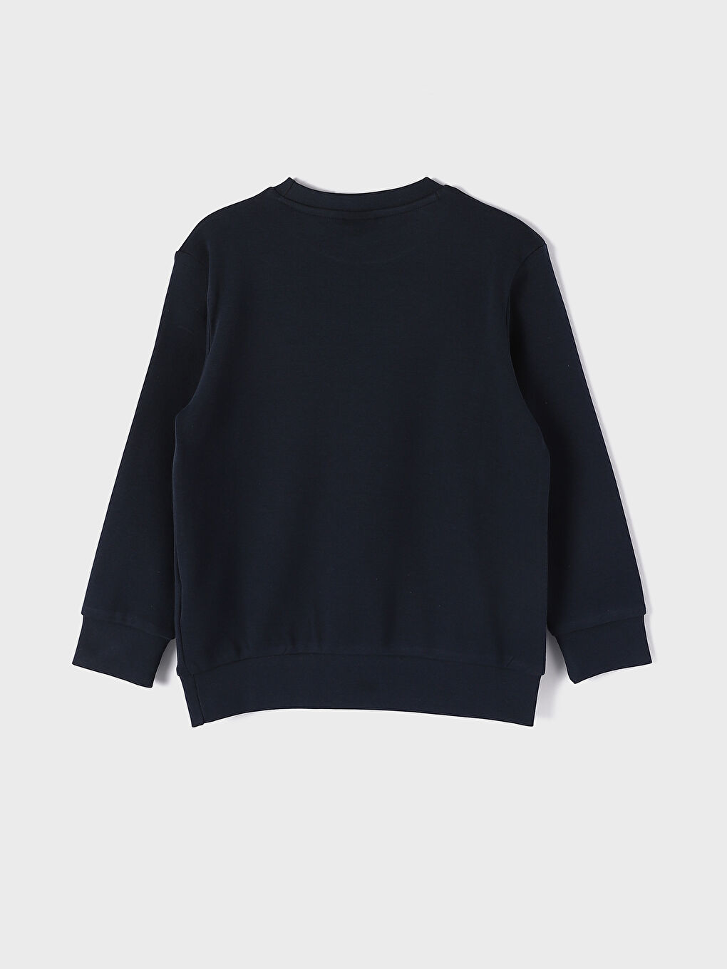 Crew Neck Printed Long Sleeve Boys' T-Shirt-1