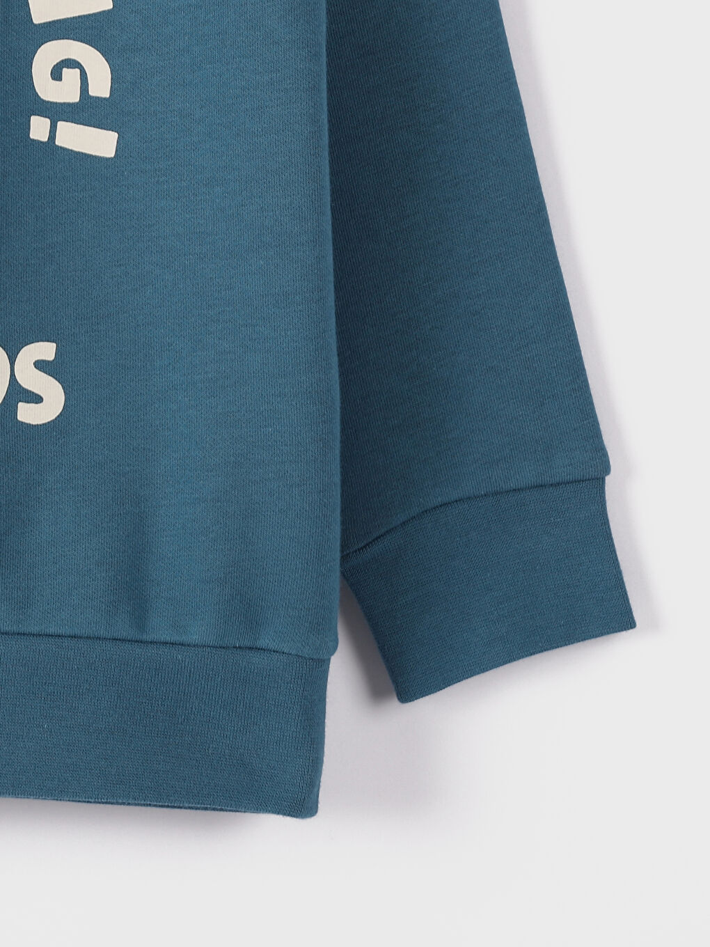 سويت شيرت مطبوع بكابوش للأولاد-1