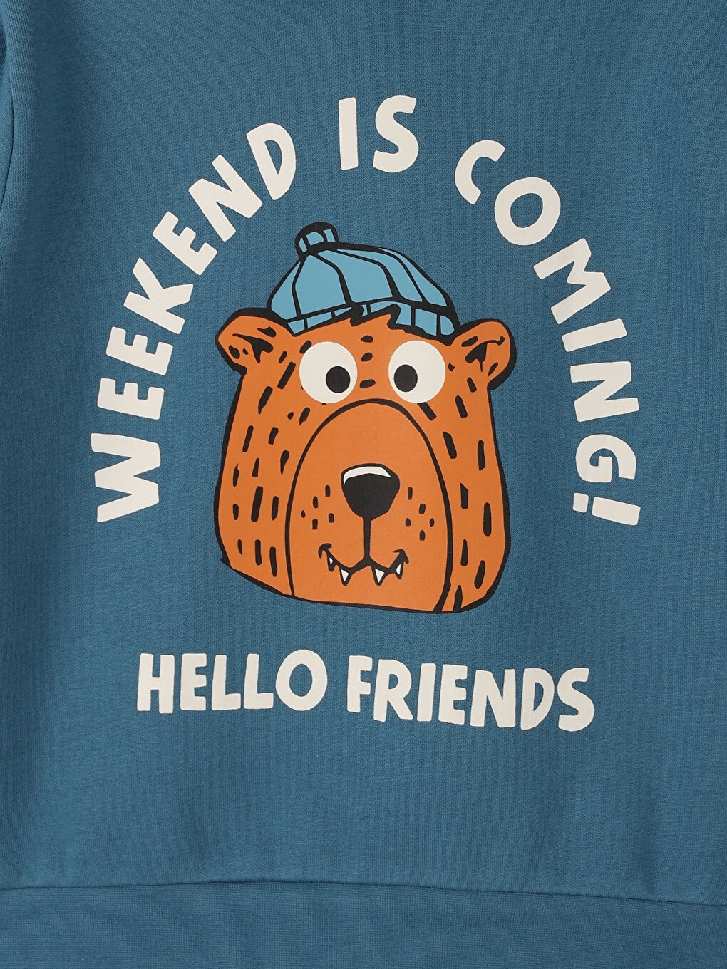 سويت شيرت مطبوع بكابوش للأولاد-2