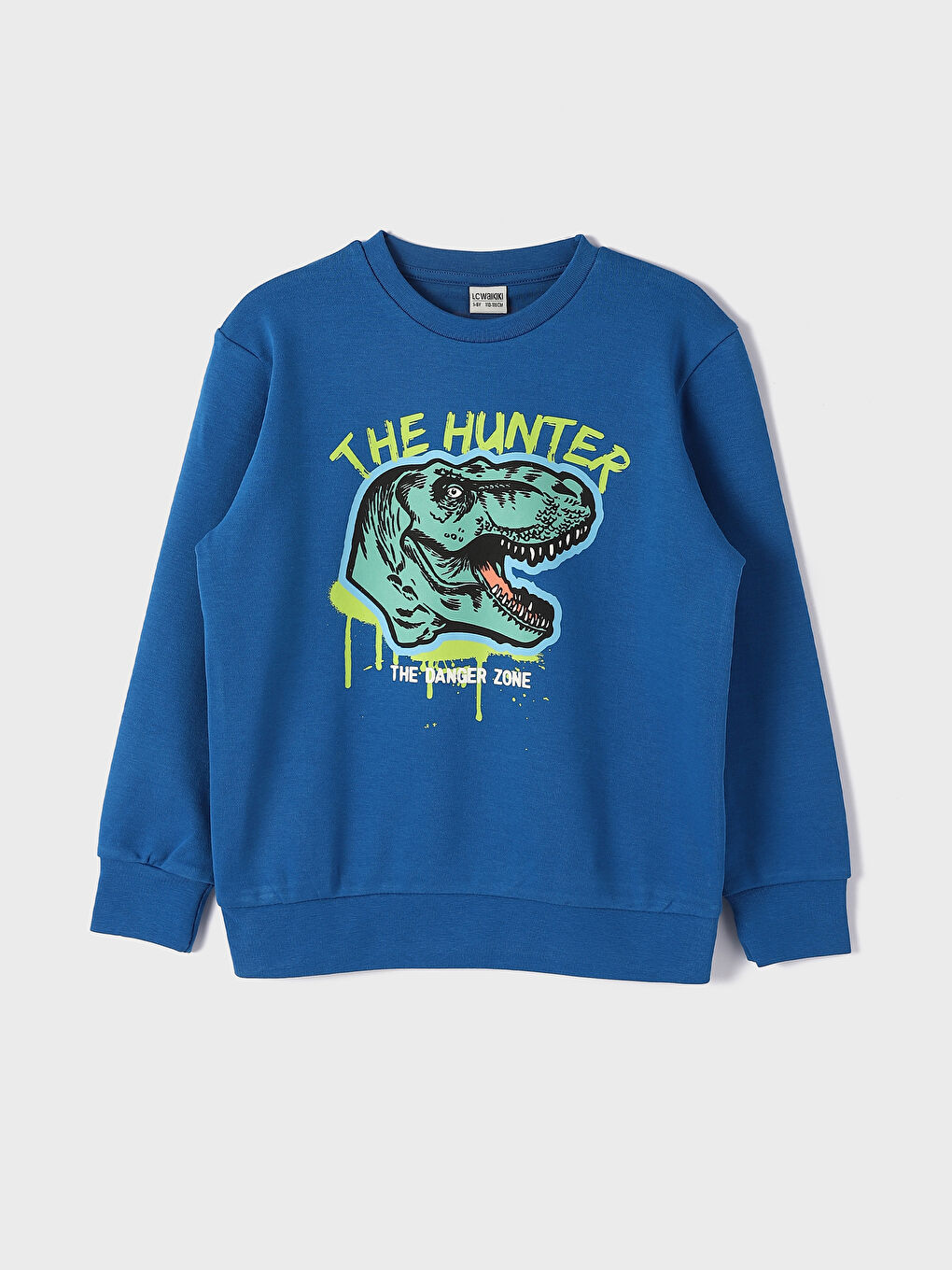 Crew Neck Printed Long Sleeve Boys' T-Shirt