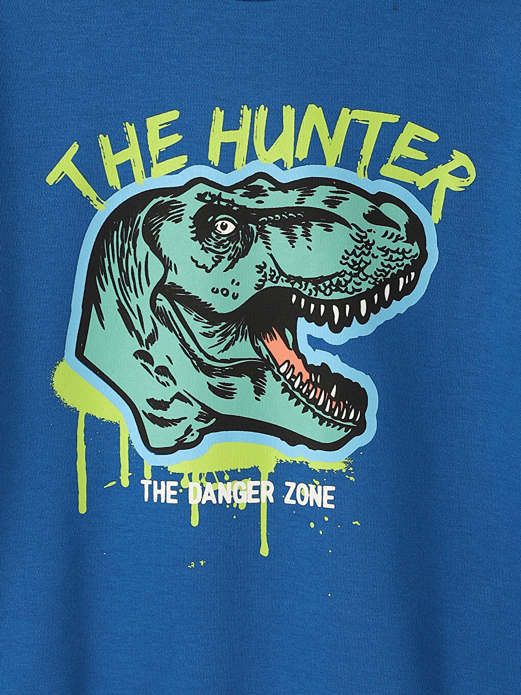 Crew Neck Printed Long Sleeve Boys' T-Shirt-2