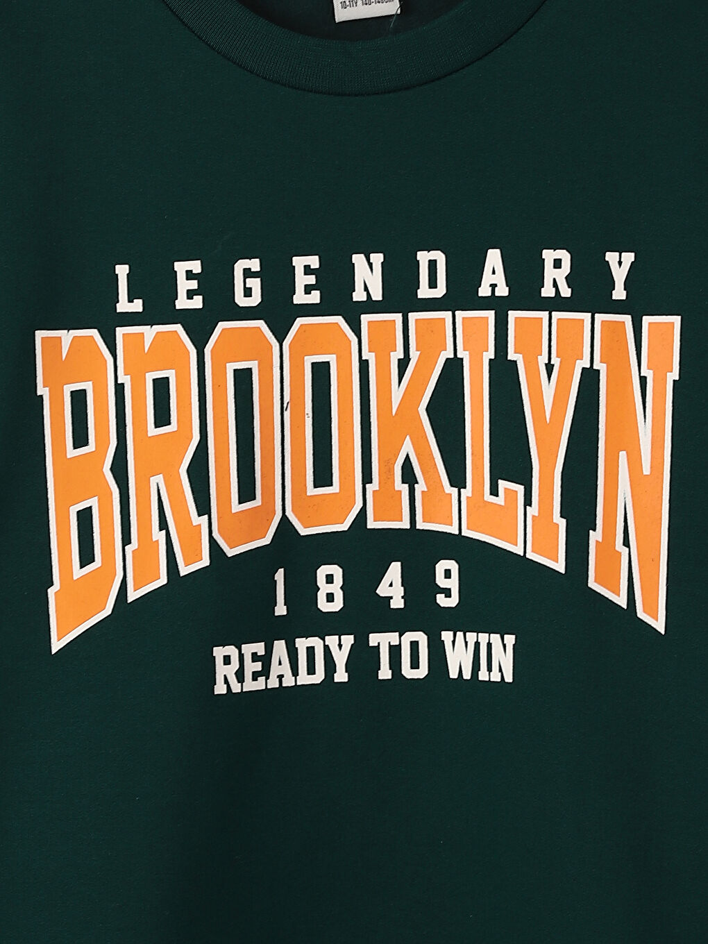 Crew Neck Printed Long Sleeve Boys' Sweatshirt-2