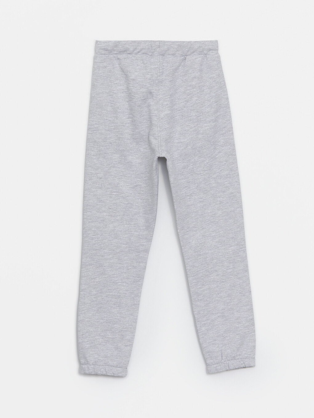 Gri Beli Lastikli Erkek Çocuk Jogger Eşofman Altı-1