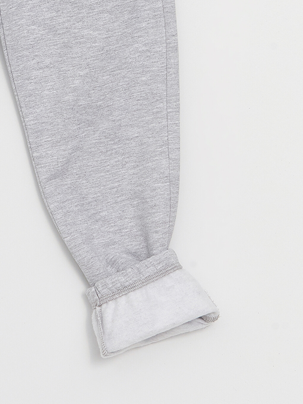Gri Beli Lastikli Erkek Çocuk Jogger Eşofman Altı-2