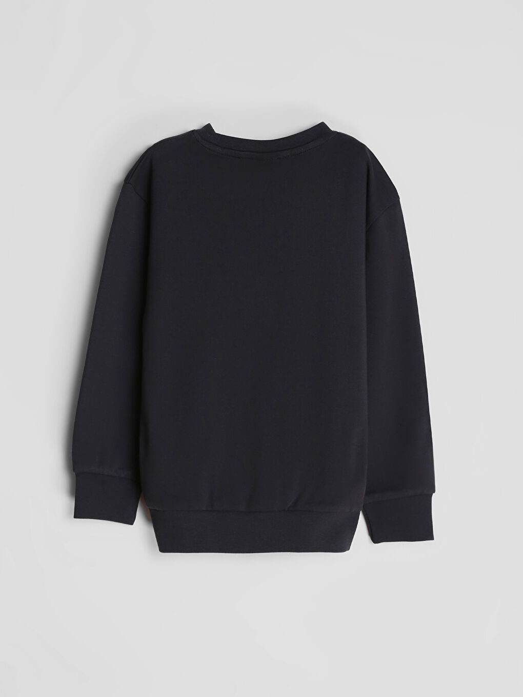 Crew Neck Printed Long Sleeve Boys' T-Shirt-1