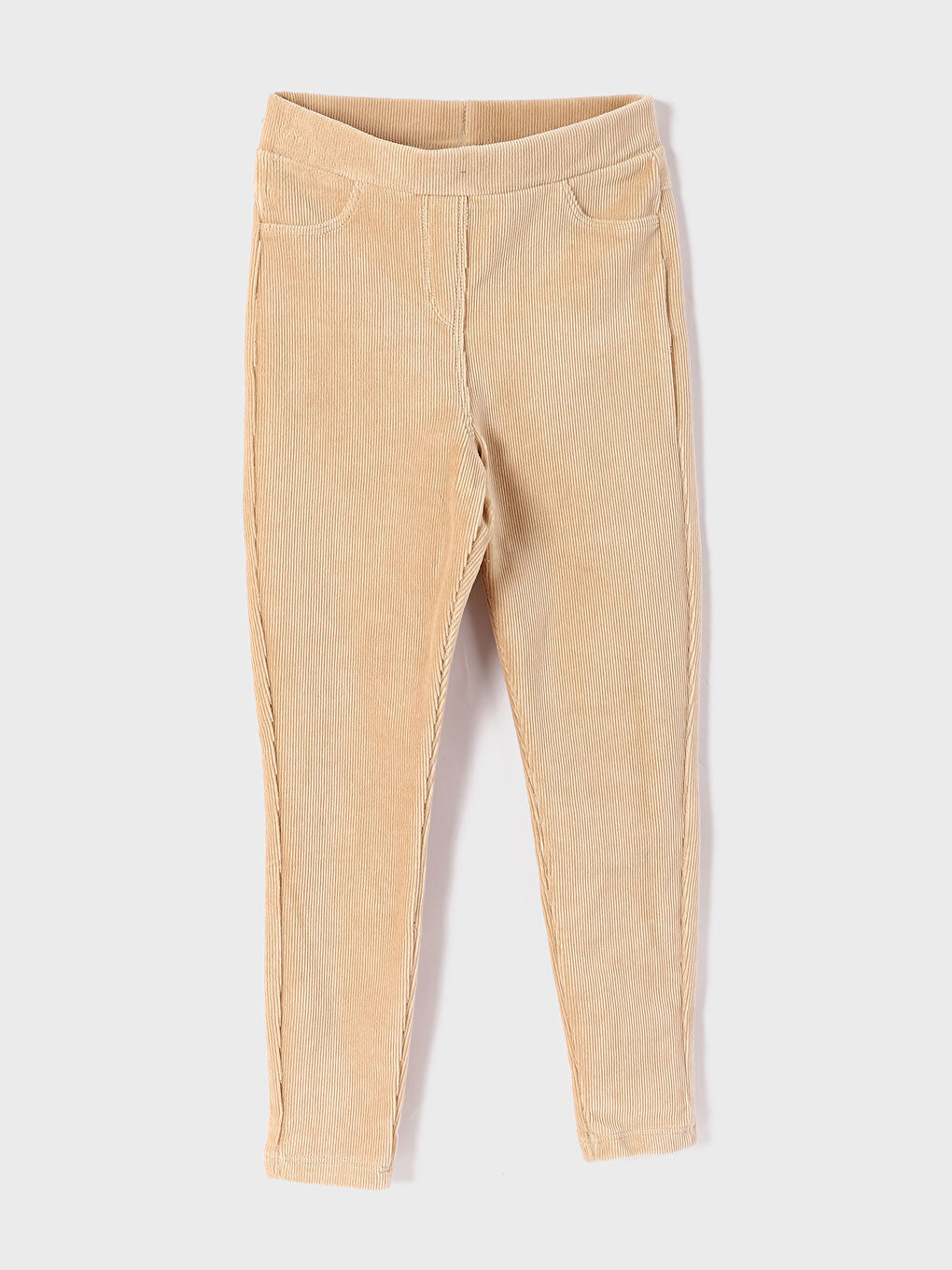 Elastic Waist Basic Velvet Baby Girl Tights