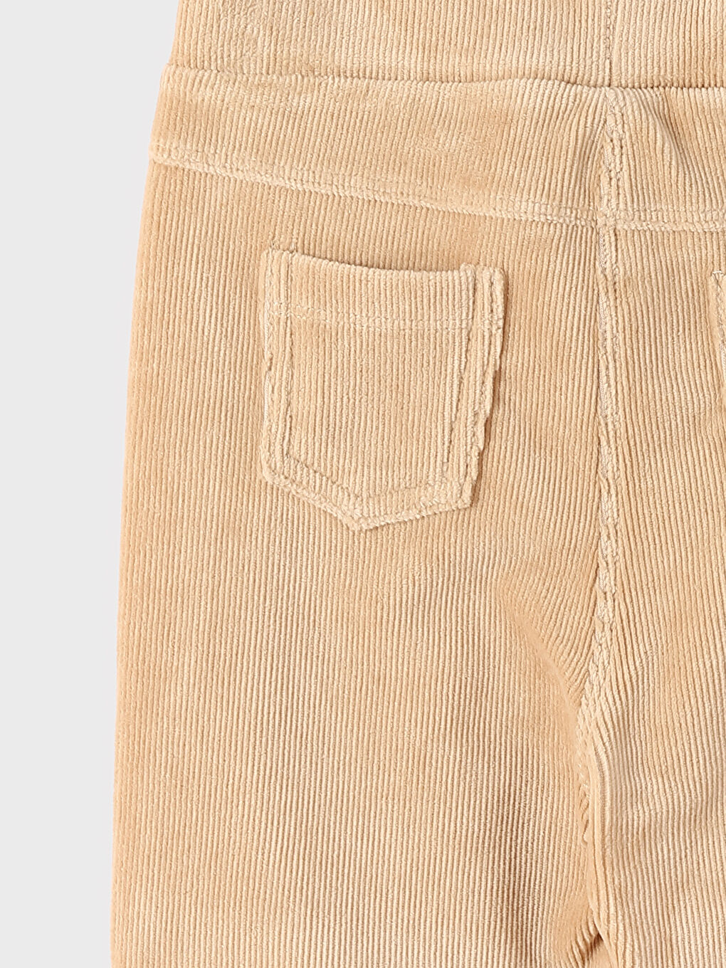 Elastic Waist Basic Velvet Baby Girl Tights-1