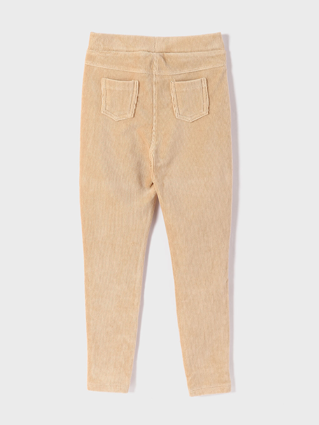 Elastic Waist Basic Velvet Baby Girl Tights-3