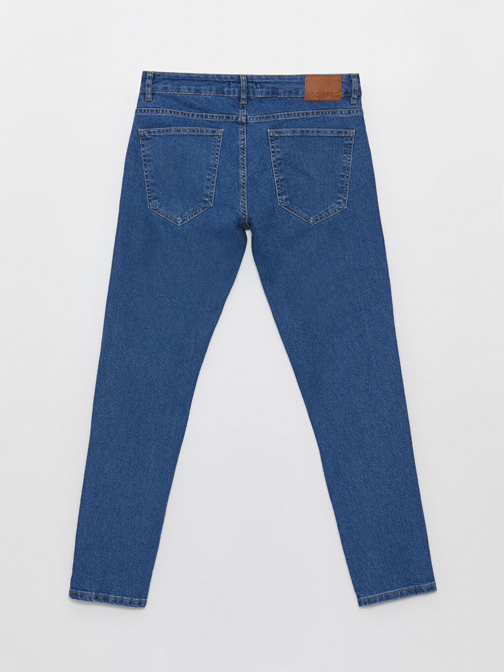 XSIDE Orta Mavi Slim Fit Erkek Jean Pantolon - 5