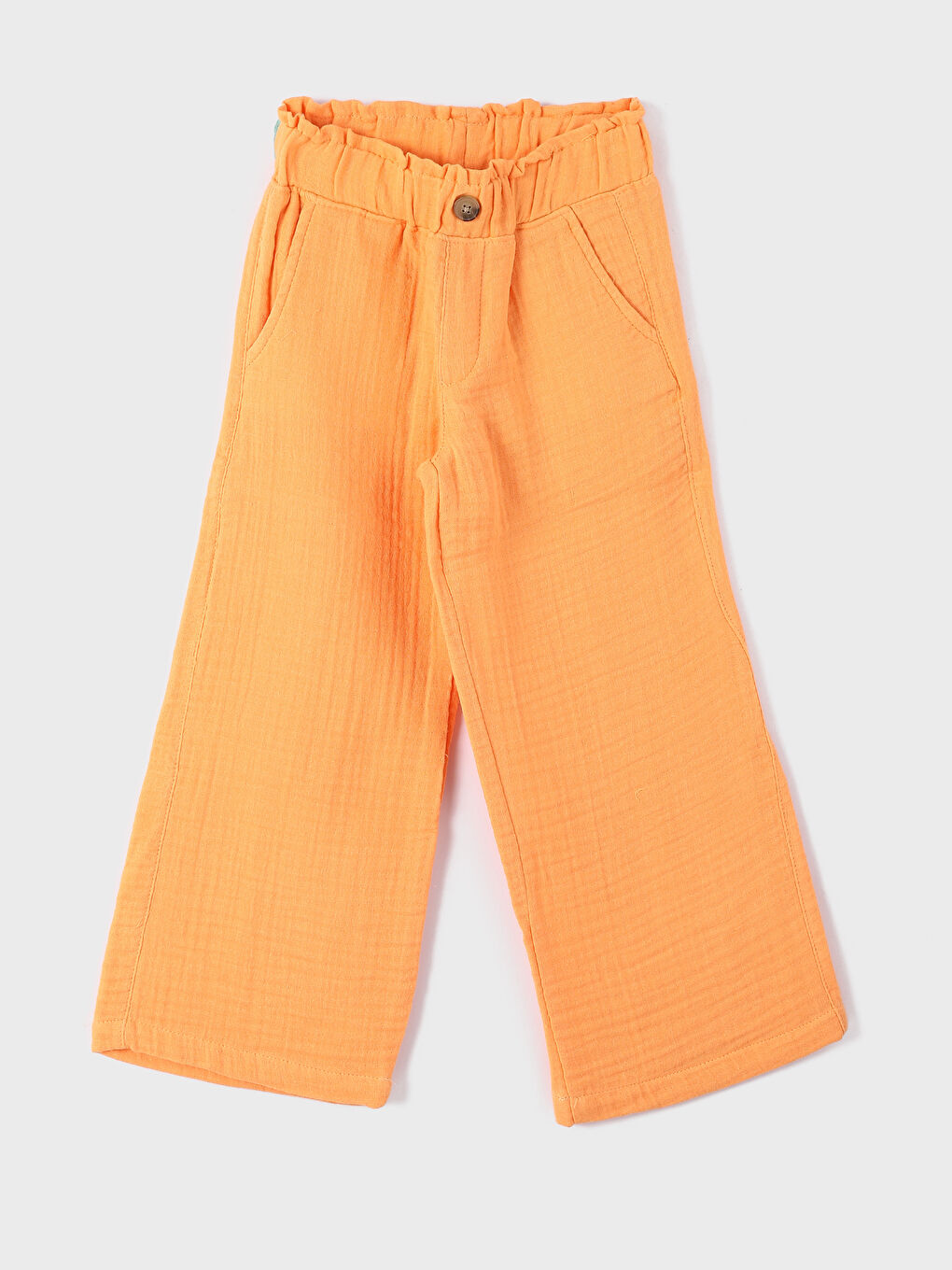 Elasticated Waist Wideleg Girls' Trousers