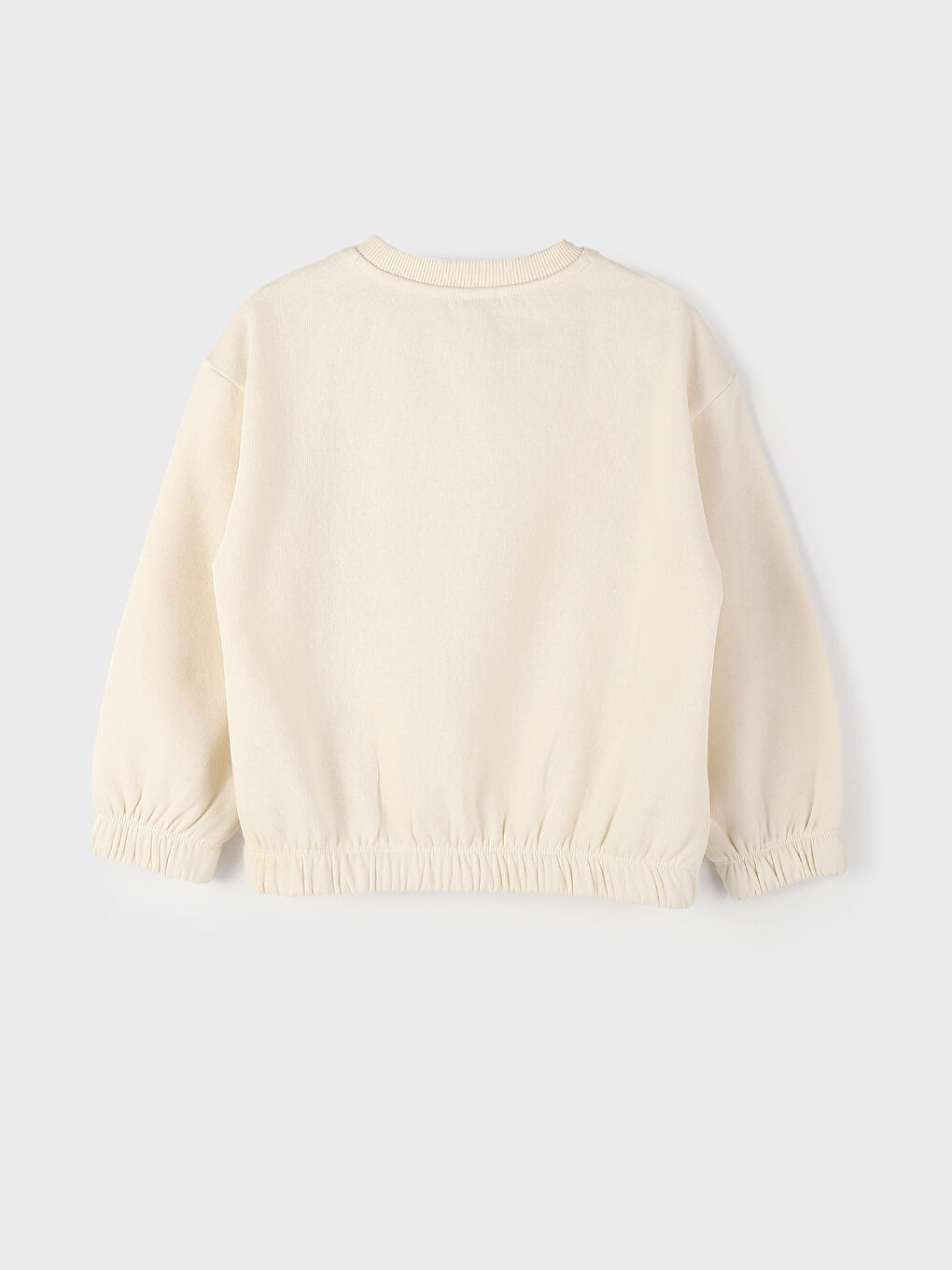 Crew Neck Girls' Sweatshirt and Pants-3