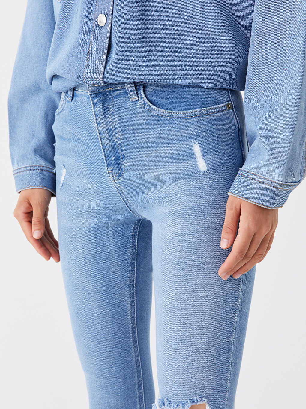 İndigo Jüpiter Süper Skinny Fit Kadın Jean Pantolon-3