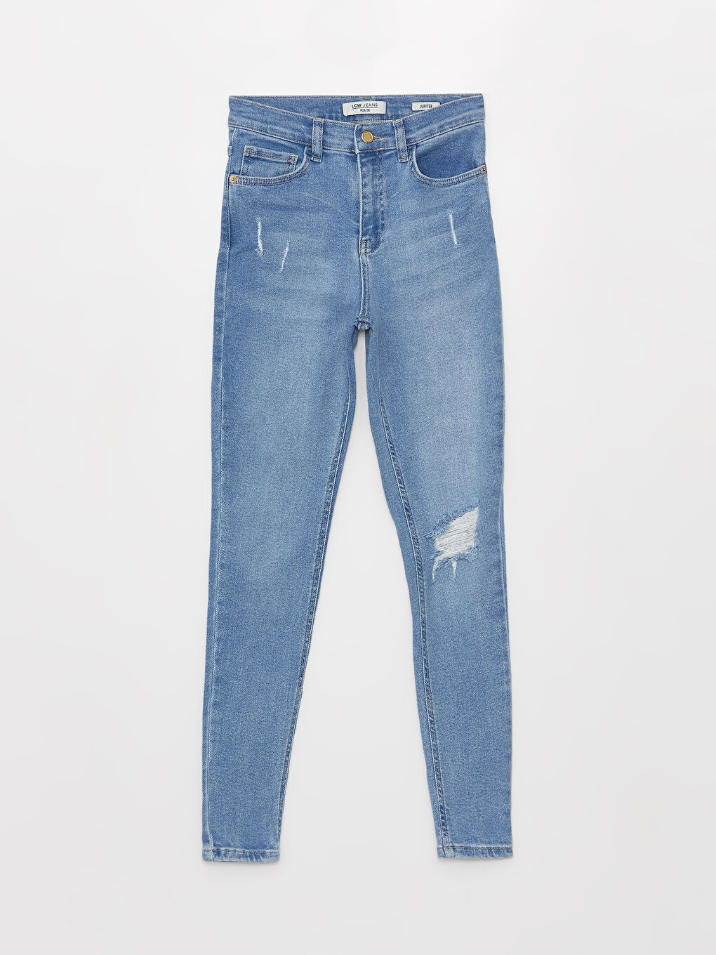 İndigo Jüpiter Süper Skinny Fit Kadın Jean Pantolon-5