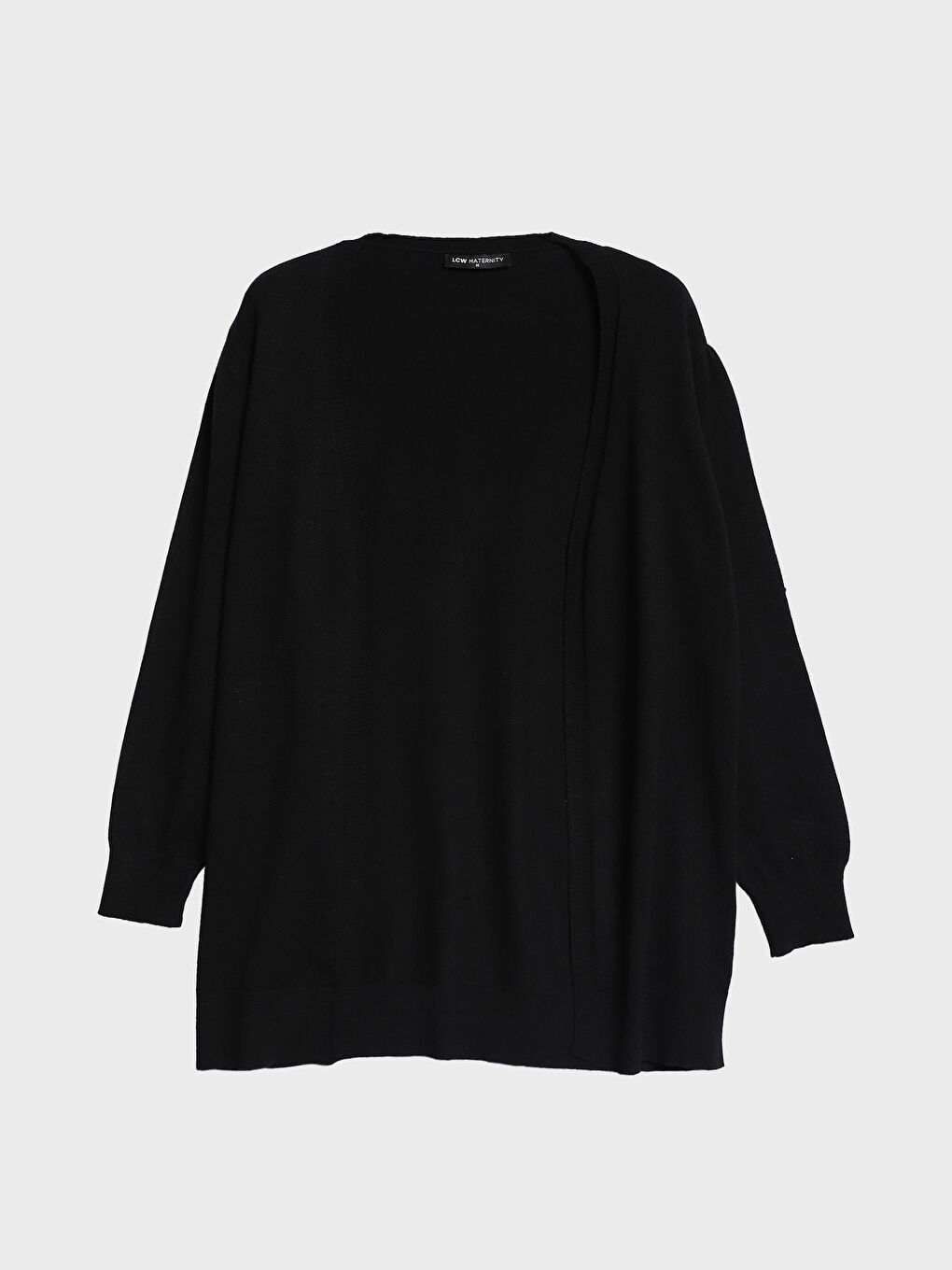 Shawl Collar Plain Long Sleeve Women's Cardigan