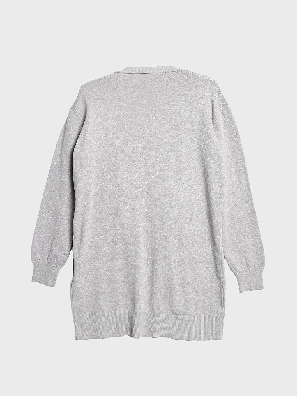 Shawl Collar Plain Long Sleeve Women's Cardigan-2