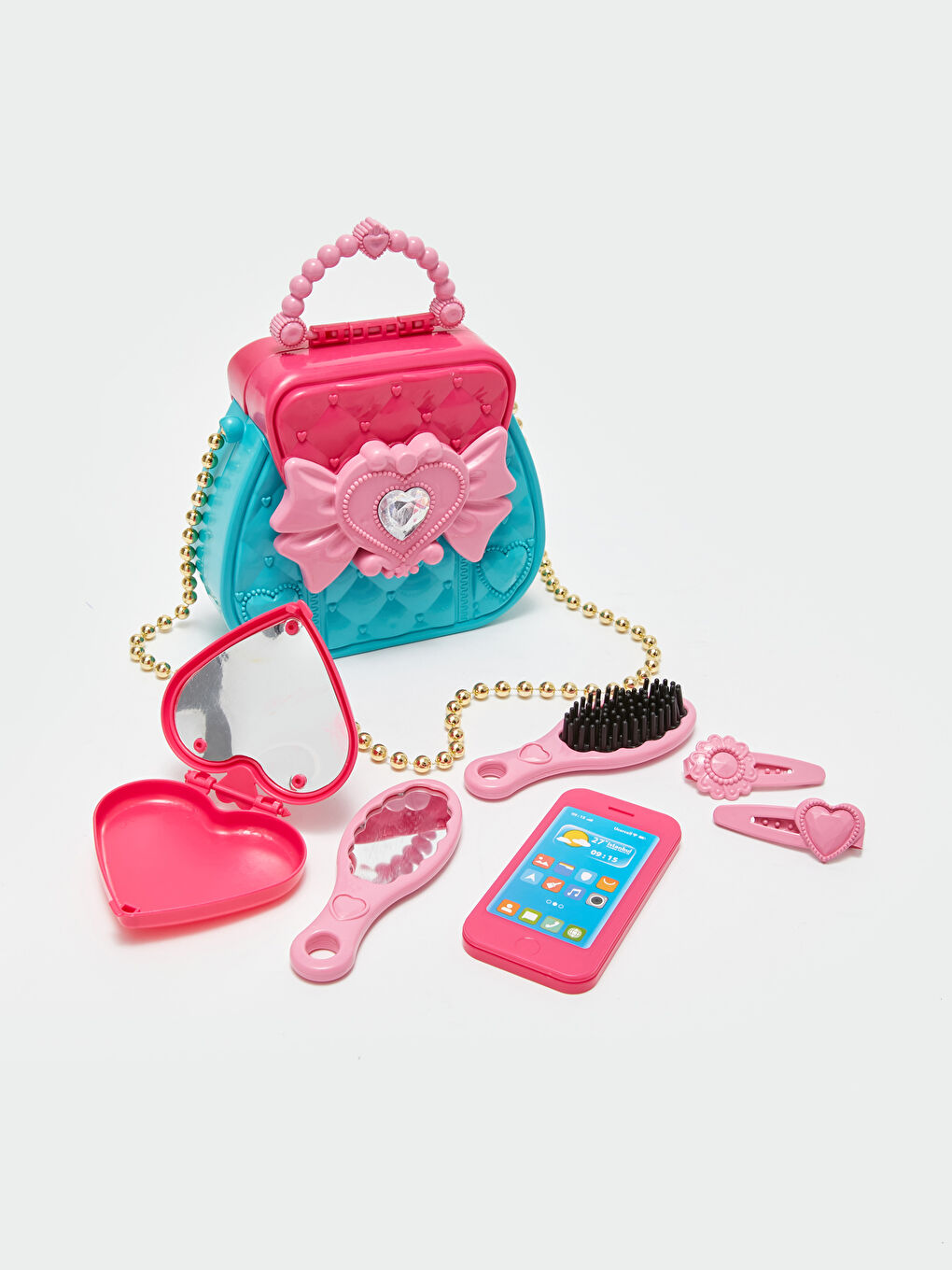 Çantalı Oyuncak Güzellik Seti-5