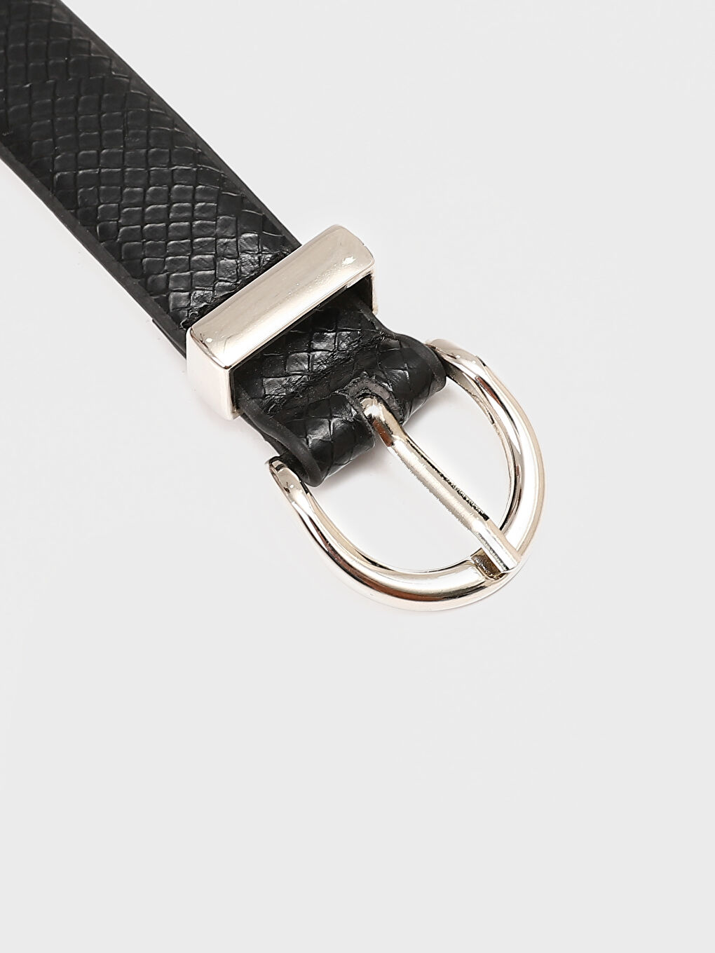 حزام جلد صناعي للسيدات - مجموعة من قطعتين-3