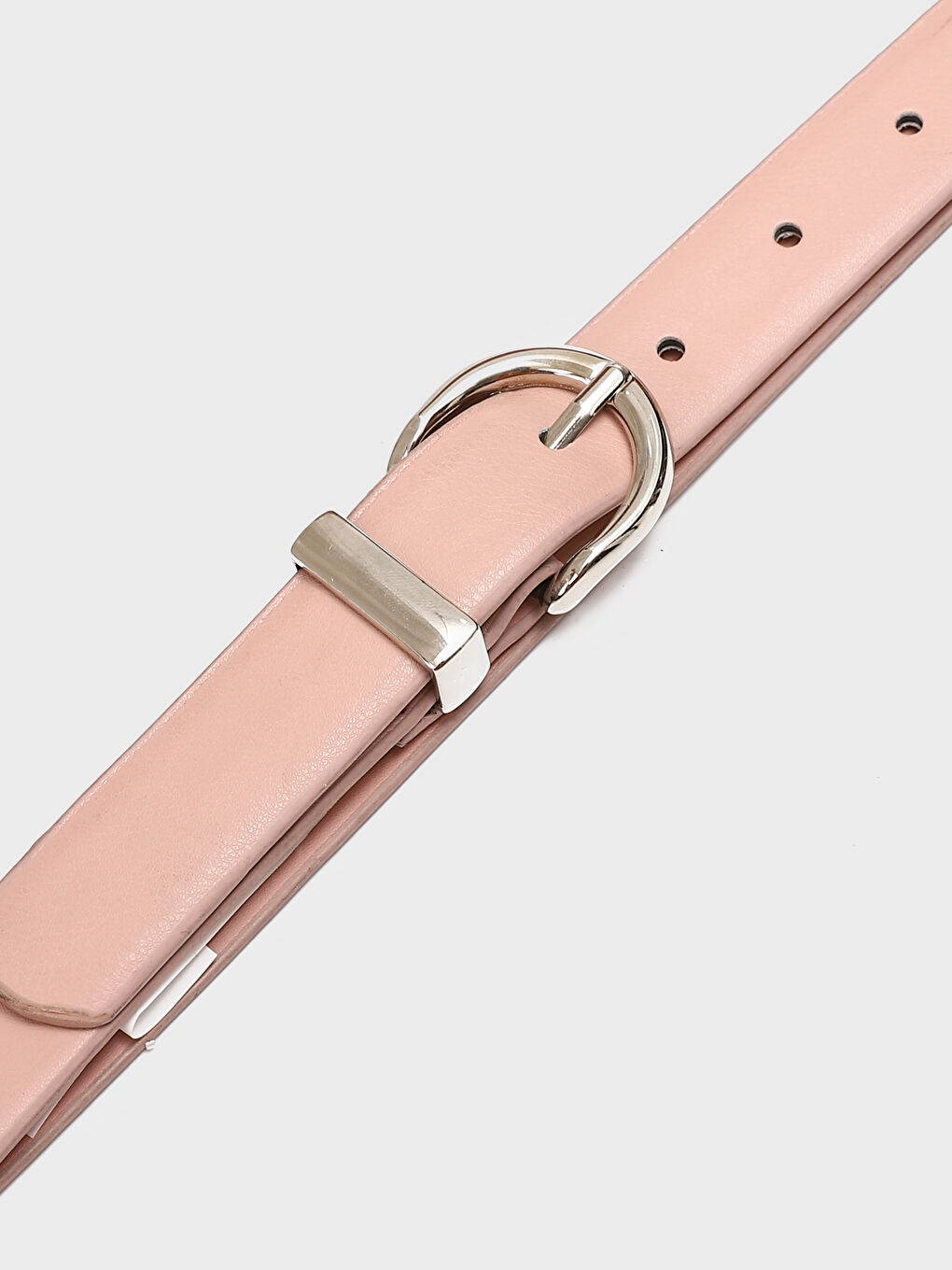 حزام جلد صناعي للسيدات - مجموعة من قطعتين-6