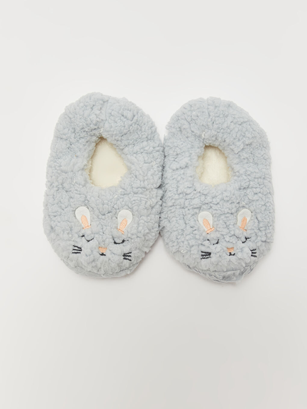 LCW STEPS Embroidered Plush Girls' House Shoes -W3GV03Z4-V8N