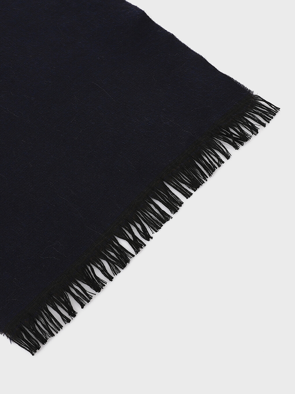 Short Fringed Men's Scarf-1