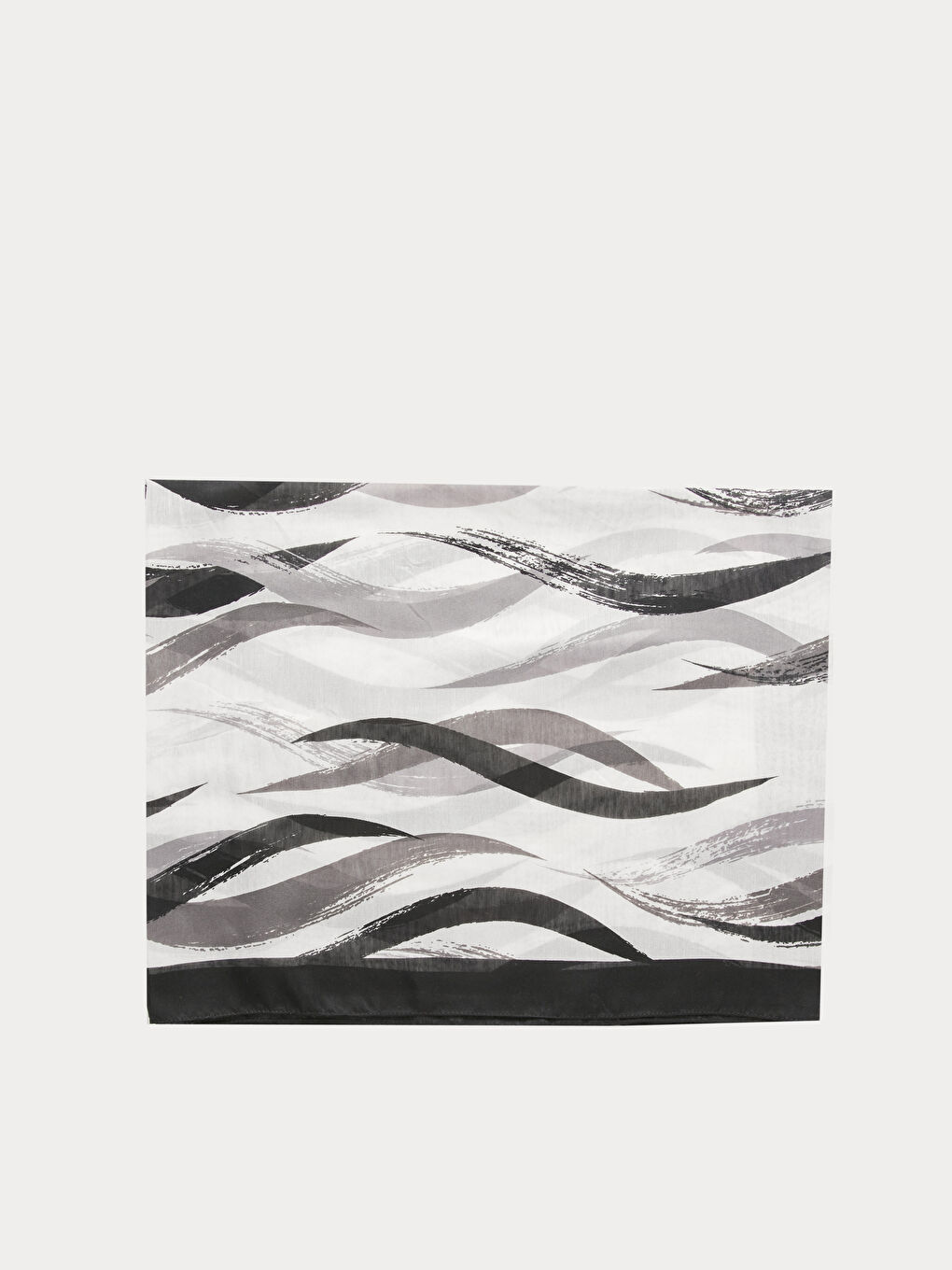 Beyaz Desenli Kadın Şal-1