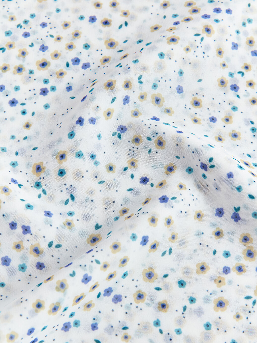 Beyaz Desenli Kadın Şal-2