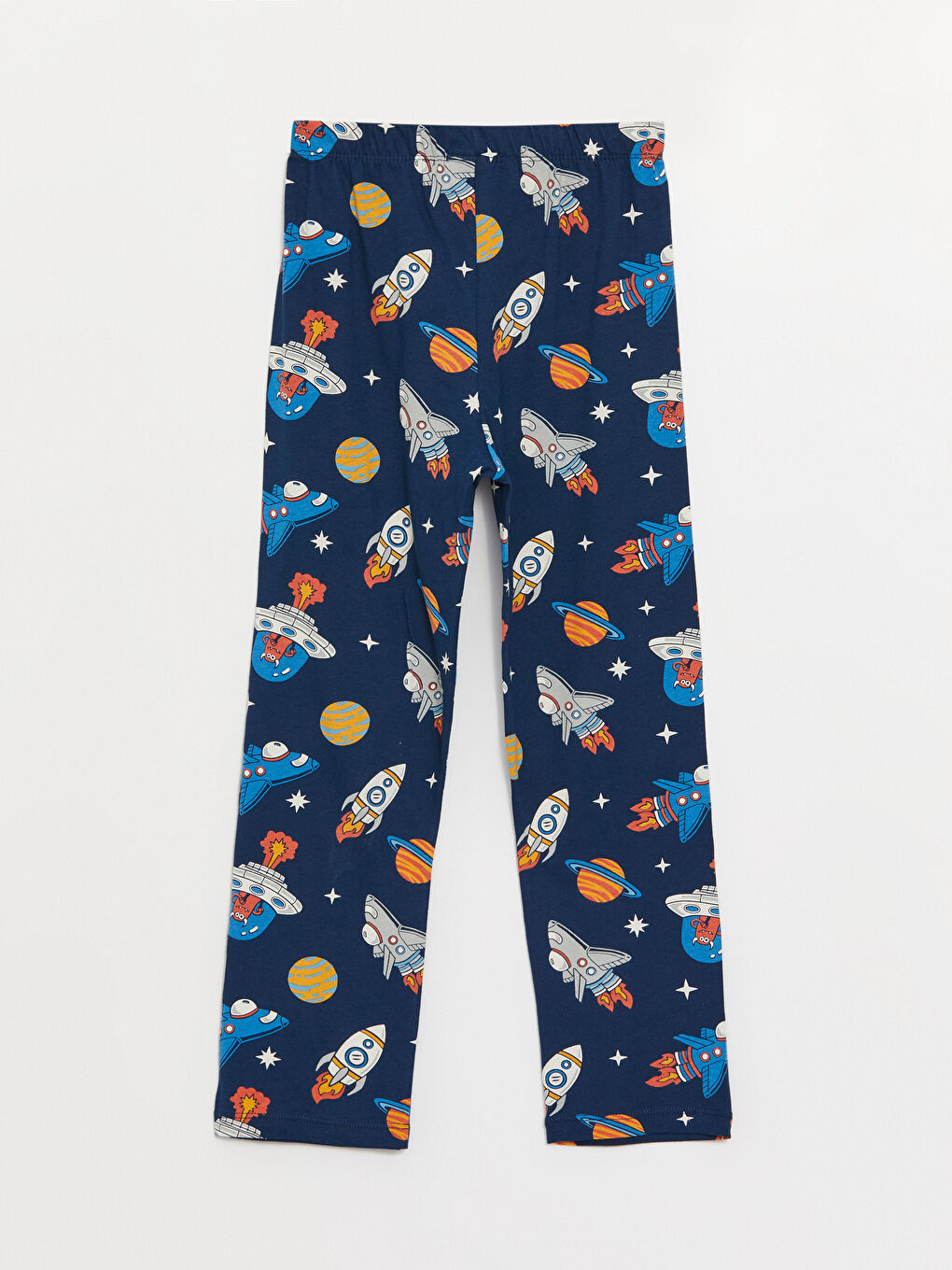 Crew Neck Printed Long Sleeve Boys' Pajama Set, 2-Piece-6