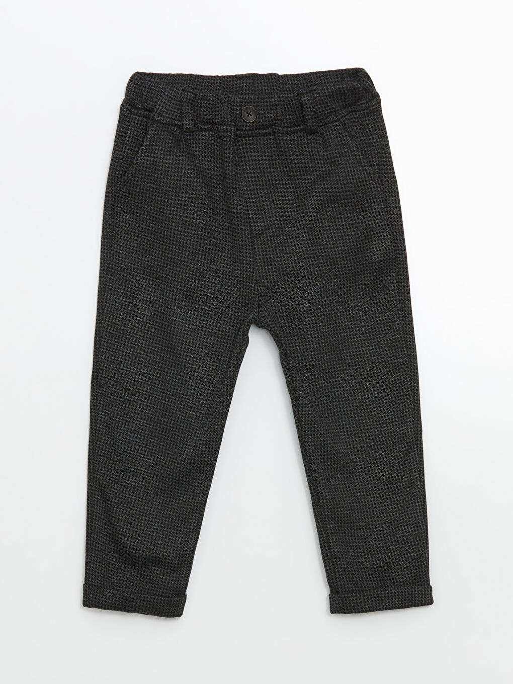 Siyah Beli Lastikli Erkek Çocuk Pantolon