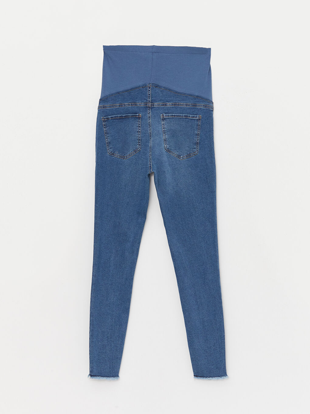 LCWAIKIKI Maternity Orta İndigo Rodeo Karın Panelli Mercury Skinny Fit Hamile Jean Pantolon - 5